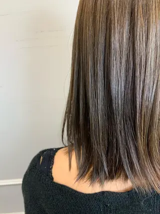 セミロング カラー 🦖鶴岡香純🦖 育休中のヘアスタイル