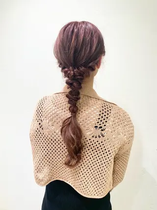 ロング カラー SHICENEケイ レイヤーカット🦋のヘアスタイル