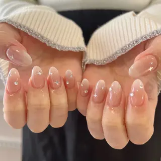 ネイル 🎀チーク/ちゅるん 🫧chisa🎀のネイルデザイン