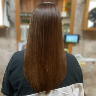 ロング YELLOW CORN 金沢文庫所属・【金沢文庫4分】髪質 改善/縮毛矯正アラタのヘアスタイル