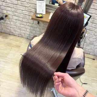 ロング カラー 髪質改善/縮毛矯正 💜COCORO💜のヘアスタイル