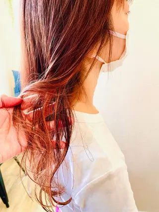 セミロング カラー maru:ri　後上 大のヘアスタイル