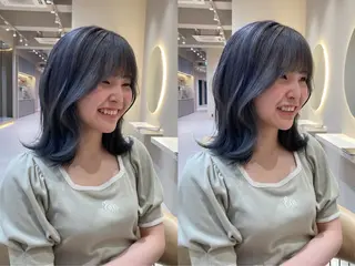 ロング 🩵縮毛矯正・ボブ 岩原朋也🩵のヘアスタイル