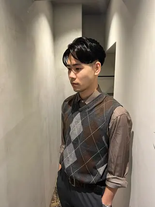 ショート メンズ ロエ平尾山荘所属・ショート/ハイライト /平尾/薬院/綜一郎のヘアスタイル