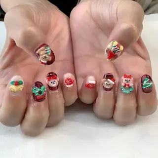 ネイル 💎🐰 saki. m 🐰💎のネイルデザイン