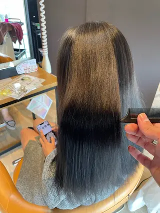 ミディアム 髪質改善/ブリーチ 田代 龍我のヘアスタイル