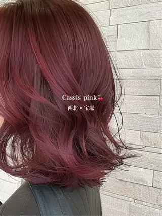 ミディアム カラー パーソナルカラー/ 似合わせ/山村さらのヘアスタイル