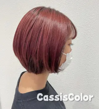 ショート カラー GOAT_茅ヶ崎 キシ サクラのヘアスタイル