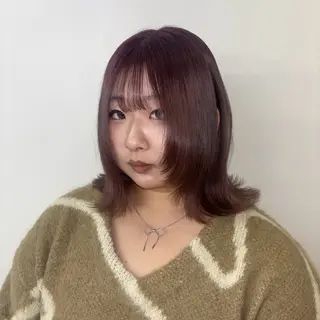 ミディアム カラー Ren. 🦋デザインカラーのヘアスタイル