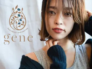 ミディアム 【gene 高円寺】 成沢　仁臣のヘアスタイル