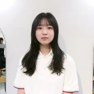 ロング sync所属・マツウラ サキミのヘアスタイル