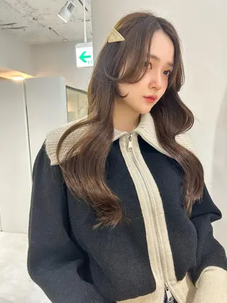 ロング カラー 艶髪/モテヘア🎀 MIHOのヘアスタイル