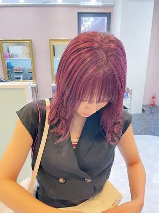 ミディアム カラー得意【梅田】 瀧本友梨乃のヘアスタイル