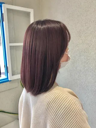 ミディアム 阿部 美咲のヘアスタイル