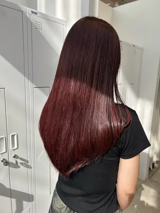 ロング カラー ヘアアレンジ yuka .のヘアスタイル