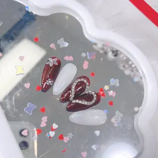 ネイル MoMoA Nail ネイル長さ出し専門店のネイルデザイン