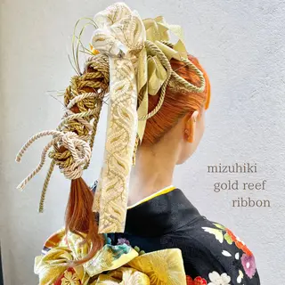 ミディアム ヘアアレンジ charm《銀座》 ヘアセット/縮毛矯正のヘアスタイル