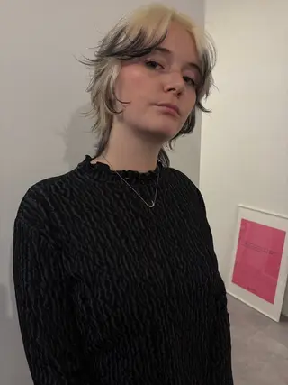 カラー カラー特化美容師 オレンジカラーのヘアスタイル