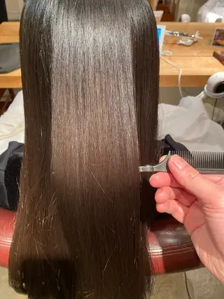 ロング 池田 雄作のヘアスタイル