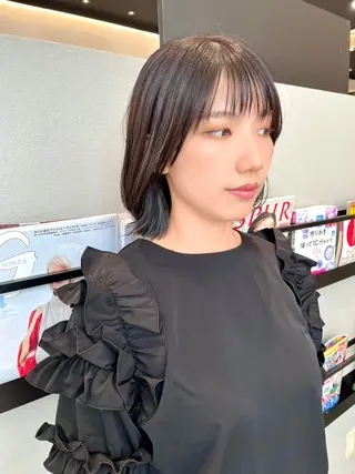 ミディアム カラー BELLA/天王寺/ 似合わせ/木浦心のヘアスタイル