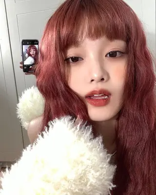 ロング カラー 顔まわりカット/艶髪 カラー✨けいとのヘアスタイル