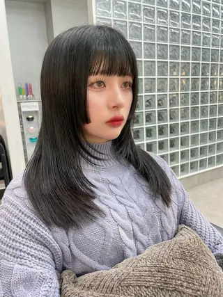 セミロング Misaki /ボブ/縮毛矯正のヘアスタイル