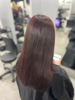 ロング カラー ヘアアレンジ 韓国メンズヘア 🪽maika🪽のヘアスタイル