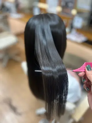ロング 神谷 千明のヘアスタイル