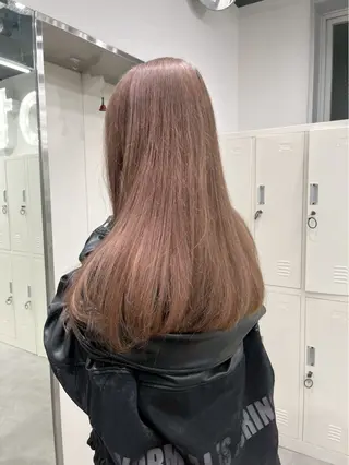 ロング カラー ハイトーンカラー🐬 えりかのヘアスタイル