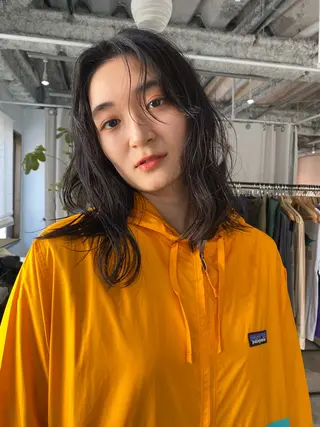 セミロング カラー パーマ Hayashi Shioriのヘアスタイル