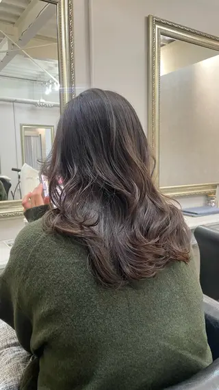 カラー 白髪ぼかし 👒堀江・ヨンスクのヘアスタイル