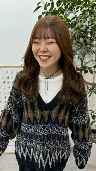 ロング 🌈トップデザイナー 金沢駅近nanamiのヘアスタイル