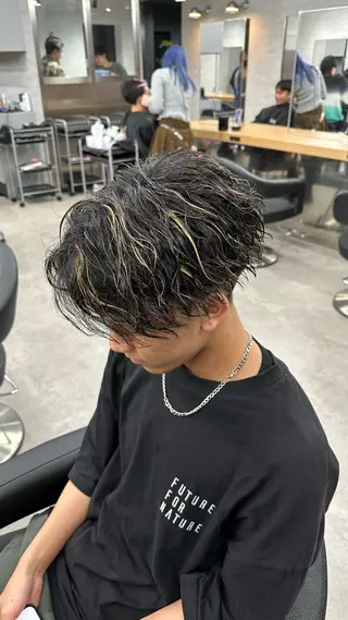 メンズ メンズパーマ と言えばkaedeのヘアスタイル