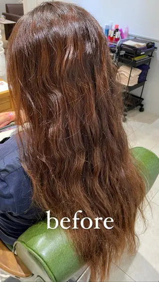 ロング カラー eins.hair所属・過去一の柔髪ヘア 🌿einshairのヘアスタイル