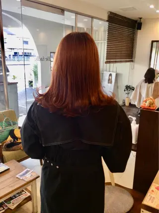 ロング カラー 美容室 Jフィドルファドル所属・わきた かずなのヘアスタイル