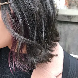 ミディアム カラー BEBE所属・ご新規様限定 透明感カラーKANAのヘアスタイル