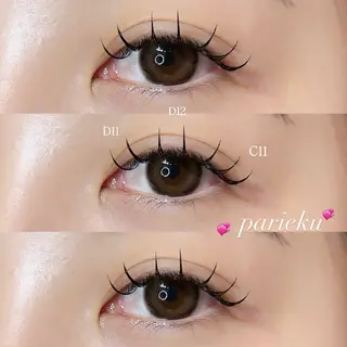 マツエク・マツパ Mell Yuuna ♡パリエク /束感のマツエク・マツパデザイン