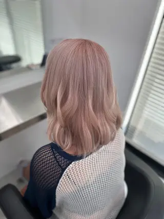カラー girlな暖色ヘア 🪽🫧ハルナ🎀のヘアスタイル