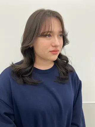 ミディアム カラー GO TODAY SHAiRE SALON 町田店所属・🫧大森 知夏🫧のヘアスタイル