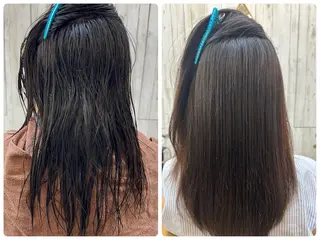 ロング 髪質改善✨縮毛矯正 ショートボブ/ともきのヘアスタイル