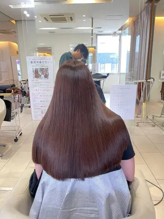 セミロング オーブヘアカメリア枚方店所属・AUBE HAIR 首藤優弥のヘアスタイル