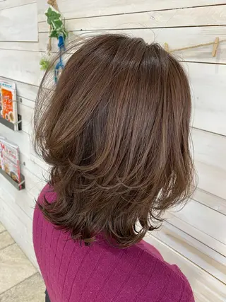 カラー attrait アトレ湘南台所属・💎ブリーチ／ボブ 💎ハルのヘアスタイル