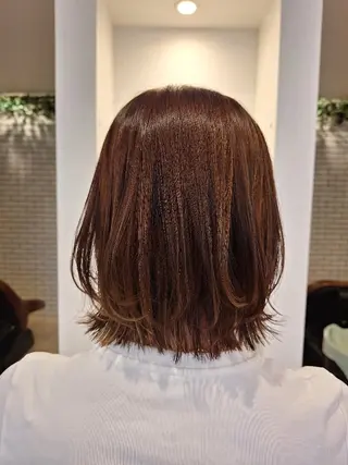 ミディアム adorableはなみずき店所属・adorable🌸 TOMOKO🌸のヘアスタイル