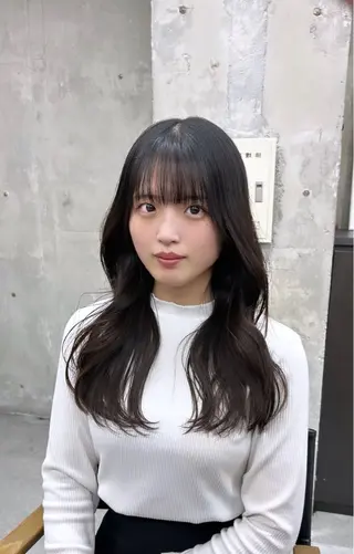 セミロング SOYON 名駅2号店所属・髪質改善カラー🦋 レイヤー/ナカネのヘアスタイル