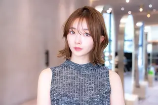 ミディアム 韓国ヘア/レイヤー そーた/渋谷駅のヘアスタイル