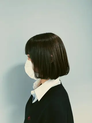 ミディアム よしのり genieeのヘアスタイル