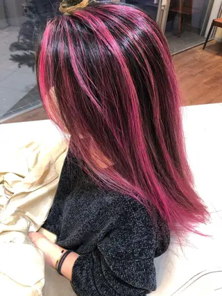 セミロング rebo茅ヶ崎所属・神田 澪史のヘアスタイル