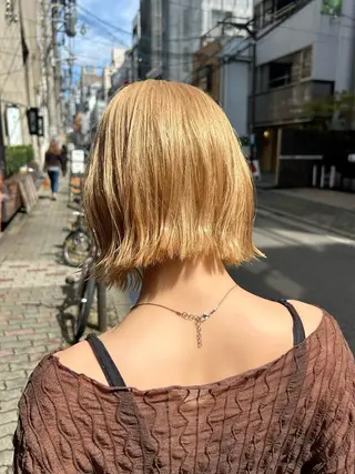 ミディアム L STUDIO所属・ハイトーン/ブリーチ 🧁soraのヘアスタイル