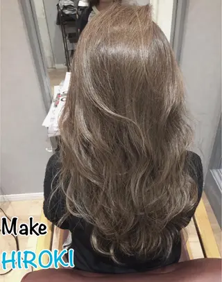 ショート ミディアム セミロング ロング カラー ヘアアレンジ メンズ マツエク・マツパ 小顔カット✨ 透明感カラー/村上のヘアスタイル