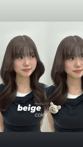 ロング カラー 上品モテヘア🩶 karen🩶のヘアスタイル